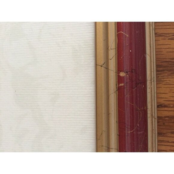 Barbara Mock Print Matted Rustic Distressed Framed Purple Violets Floral Flowers - Picture 8 of 12